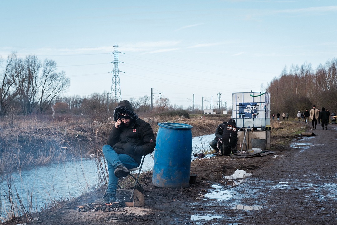 Condition de vies précaire à la frontière franco-britannique