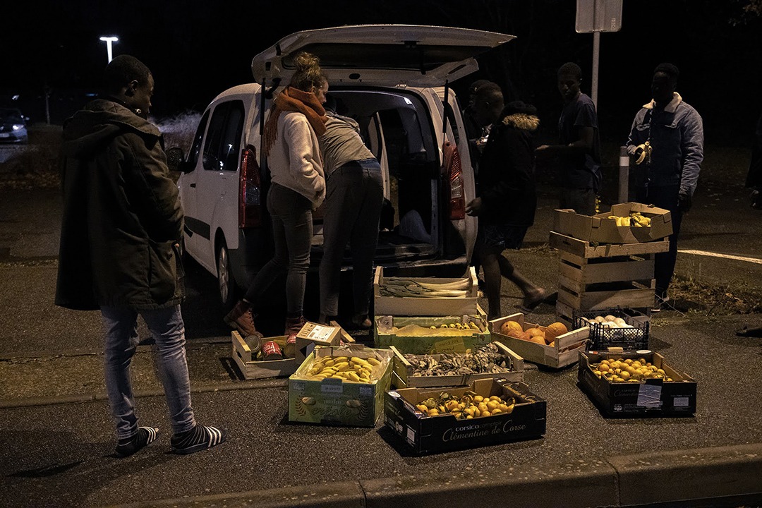 maraudes migrants à toulouse avec utopia 56